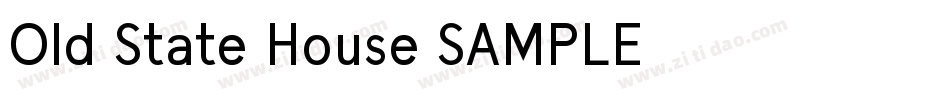 Old State House SAMPLE字体转换